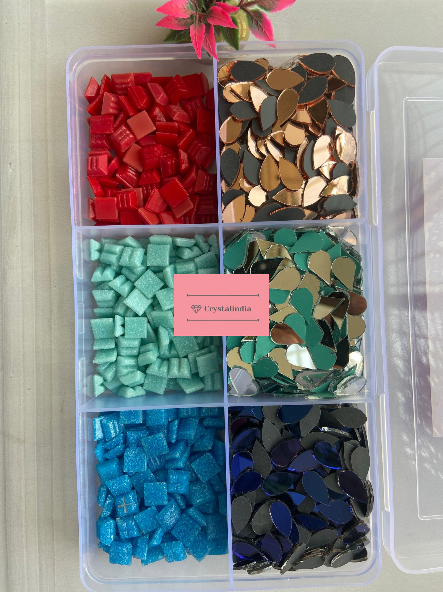 Kit 80 - 6 Crunchy Mosaic Tiles & Mirrors Kit