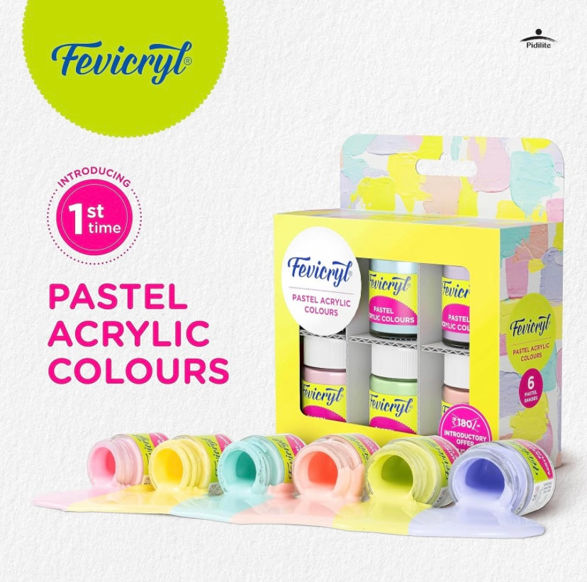 Acrylic Colours - Pastel Kit