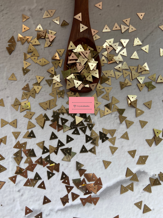 Gold Sequins - Triangle