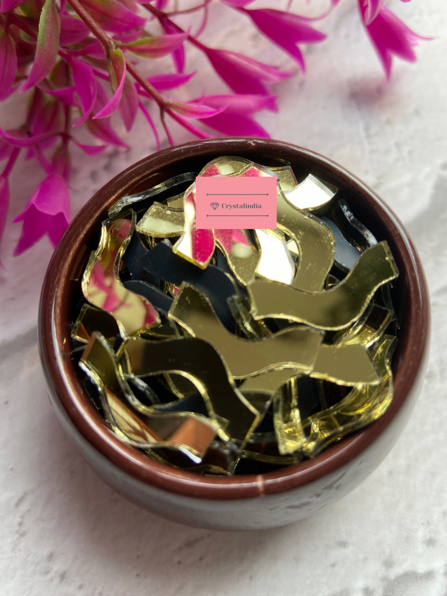 Border Mirrors - Gold Dome