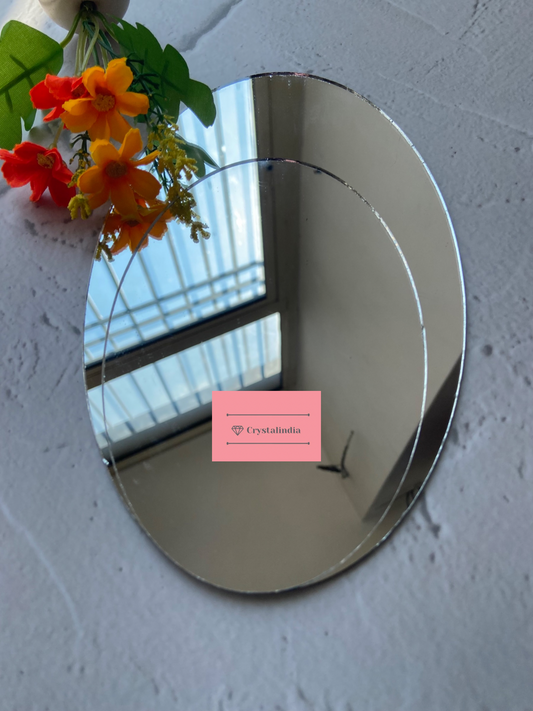 Giant Mirror Silver - Oval