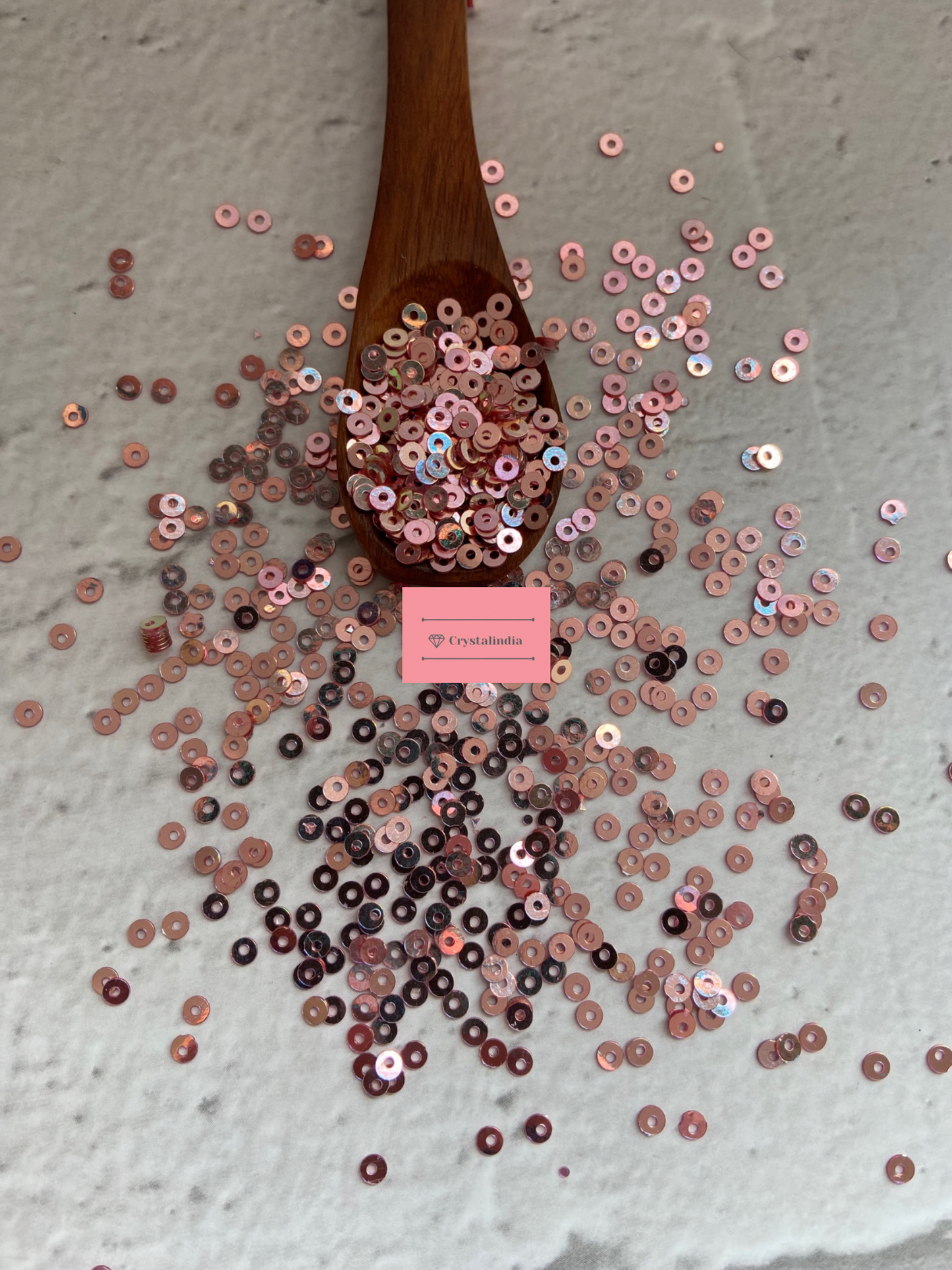 Micro Round Sequins - Nude