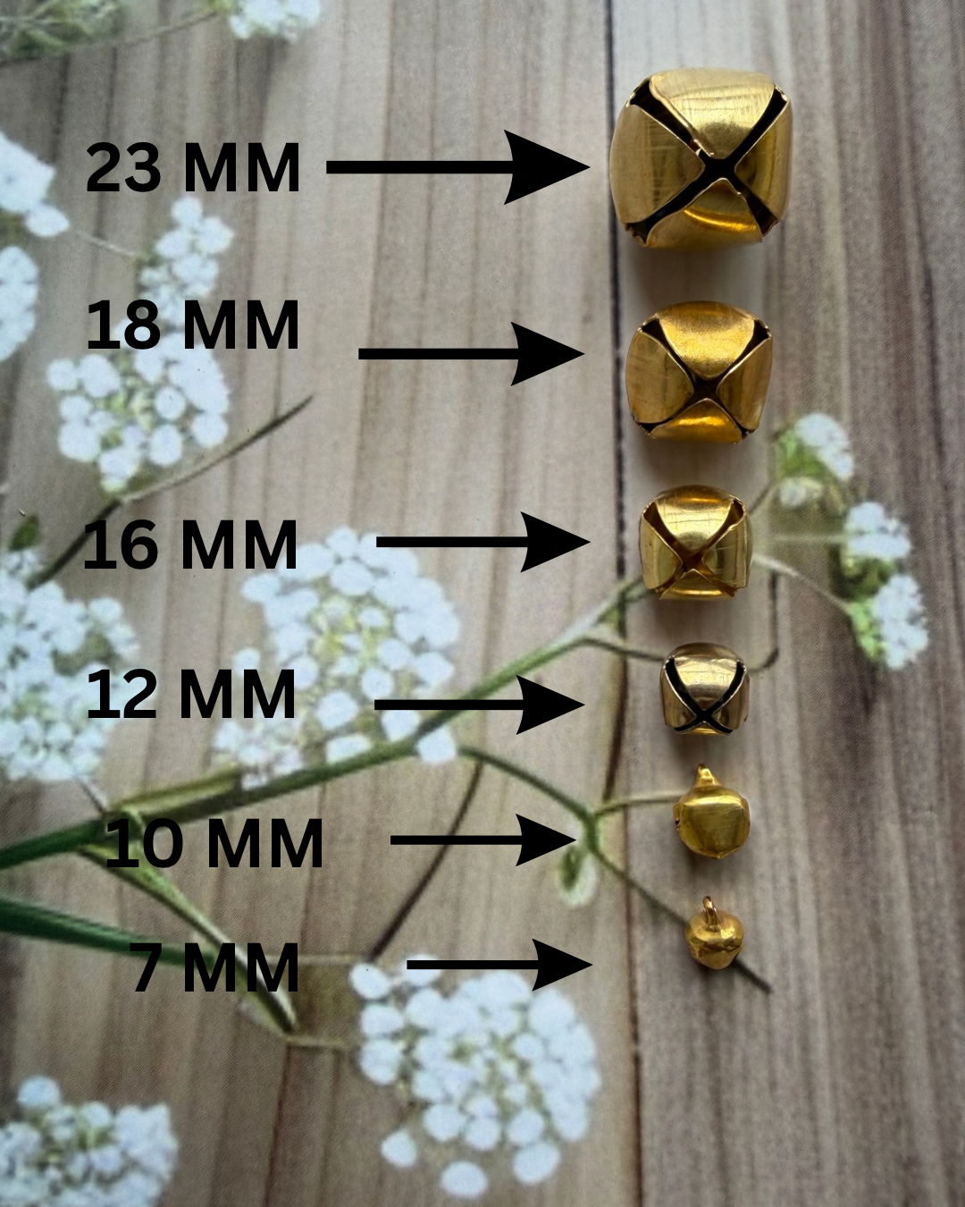 Gold Ghungroo 10MM