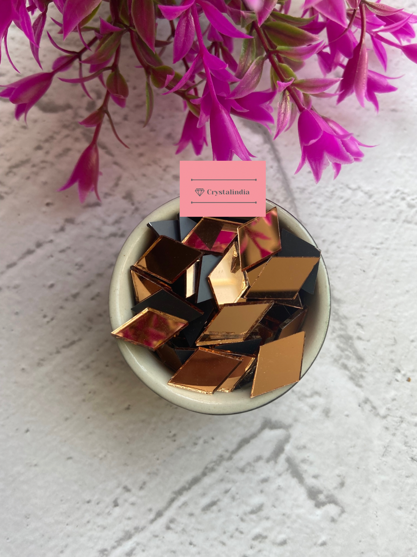 Rose Gold Mirrors - Diamond