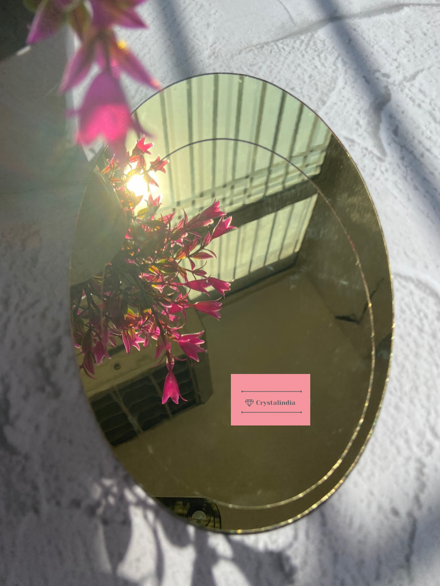 Giant Mirror Gold - Oval