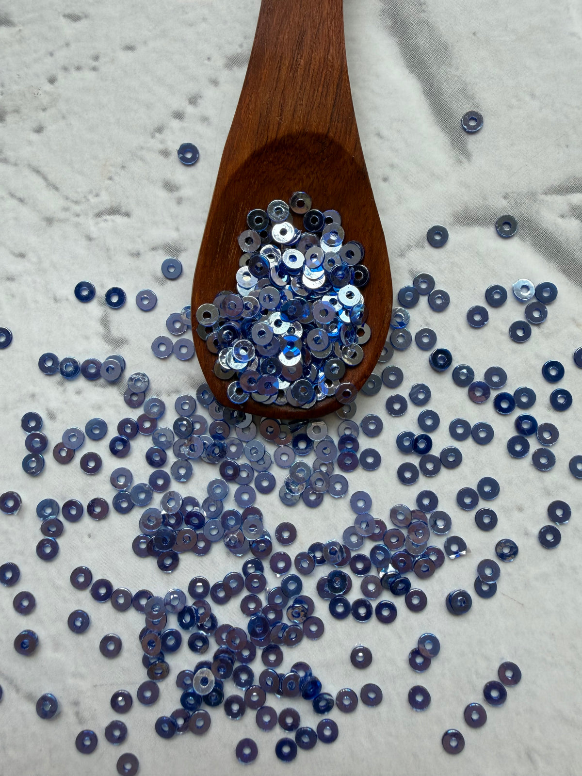 Micro Round Sequins - Pani Blue