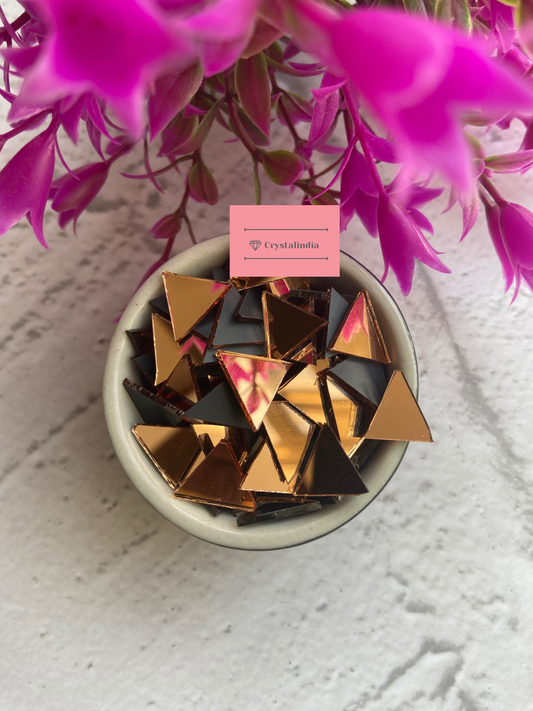 Rose Gold Mirrors -  Triangle