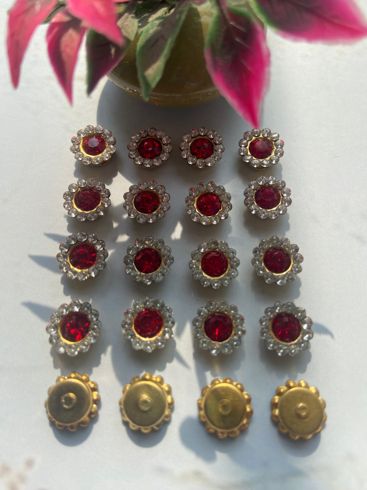 Studded Crystal Beads