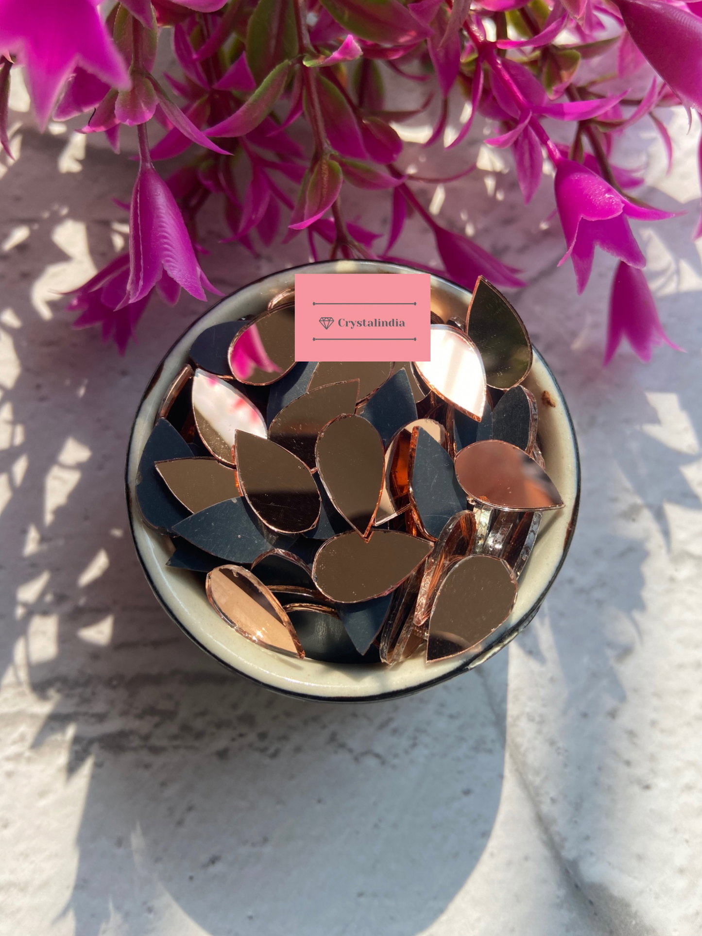 Rose Gold Mirrors - Drop