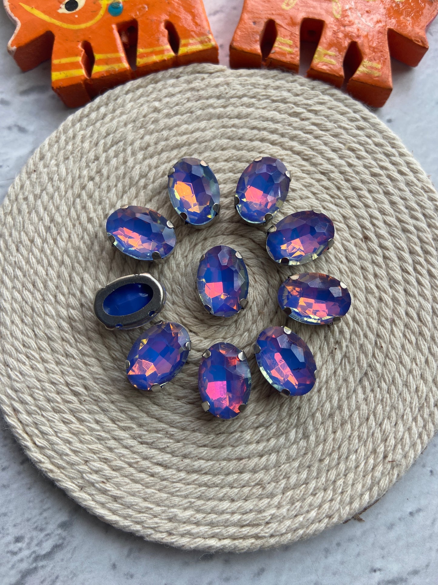 Mocha 10x14MM Oval