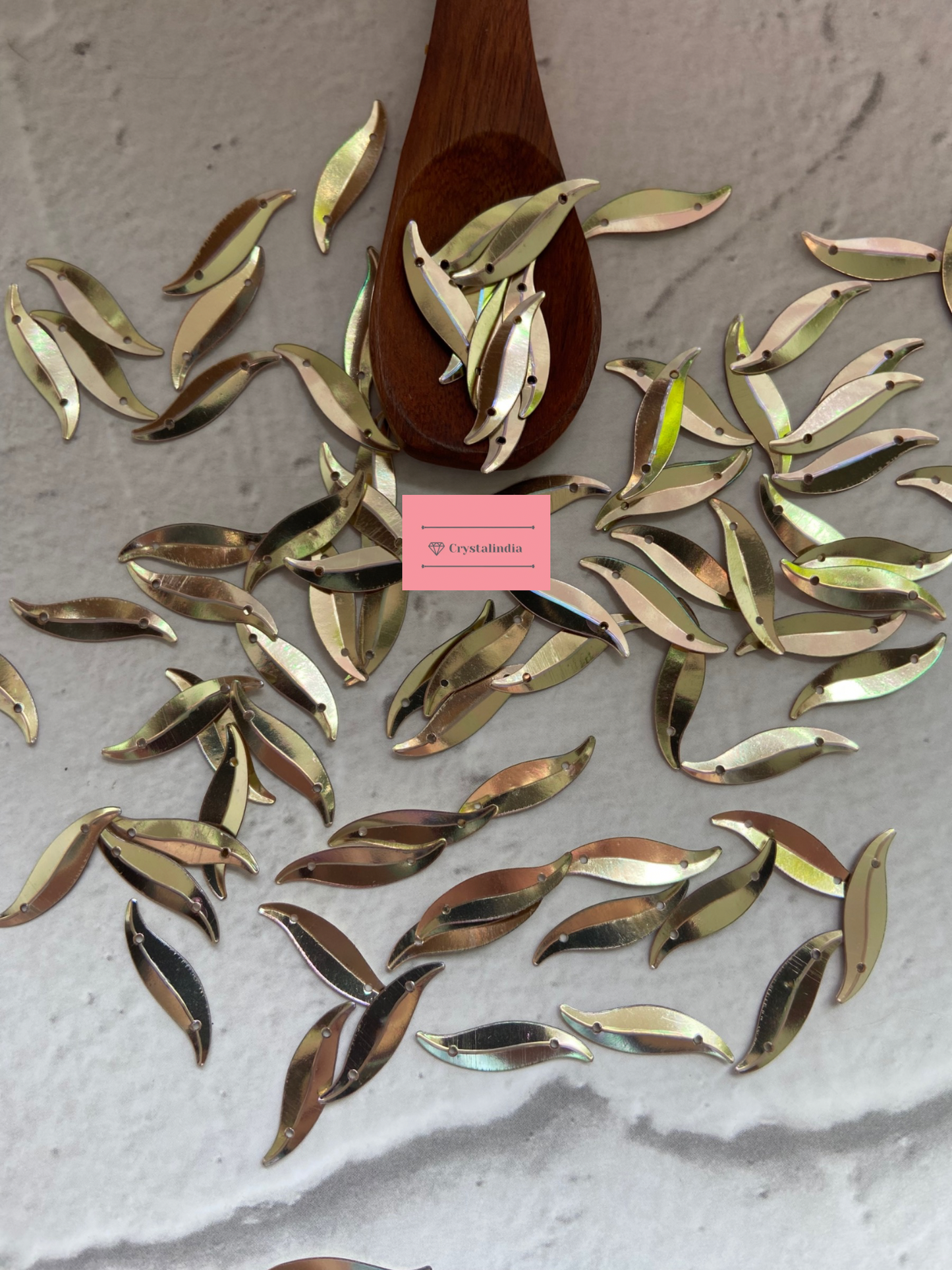 Gold Sequins - Knife