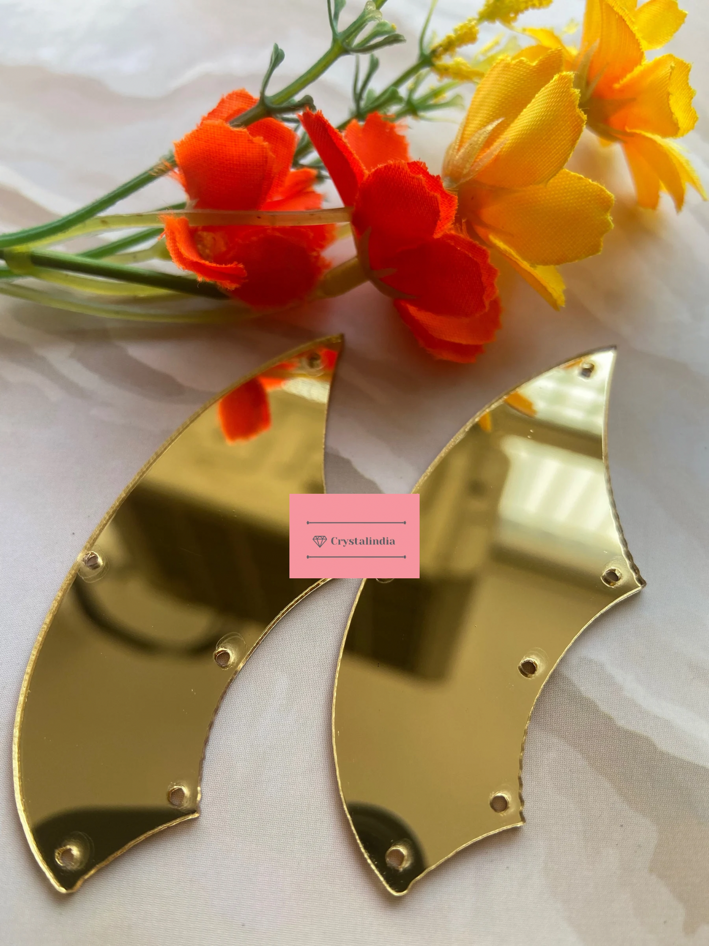 Acrylic Sequins - Feather 1 - 25x65MM