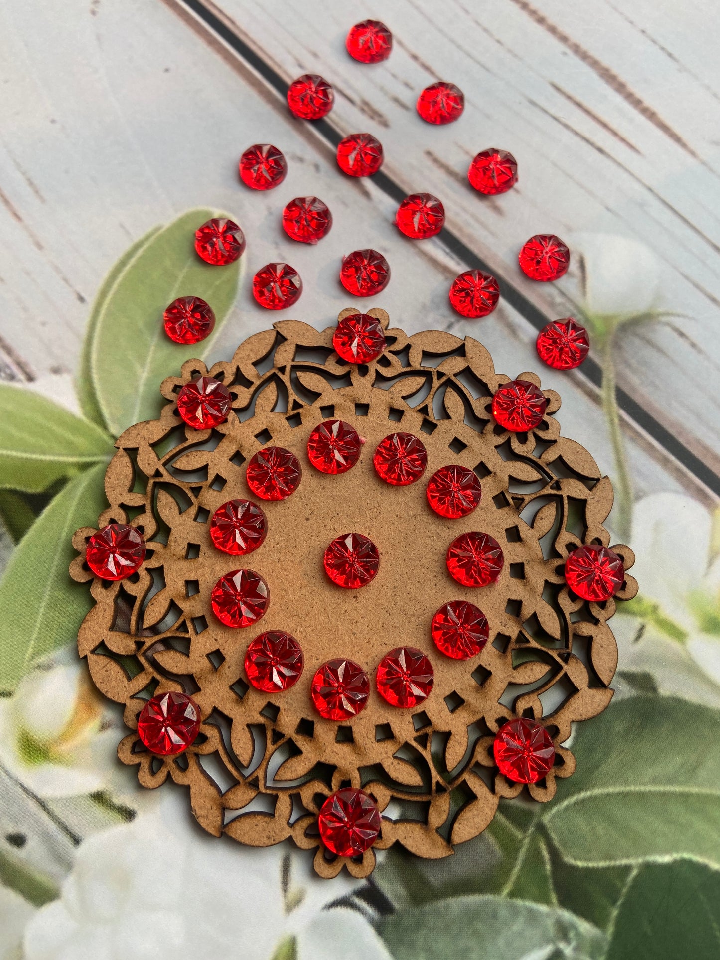 Stickon Engraved Round 10MM