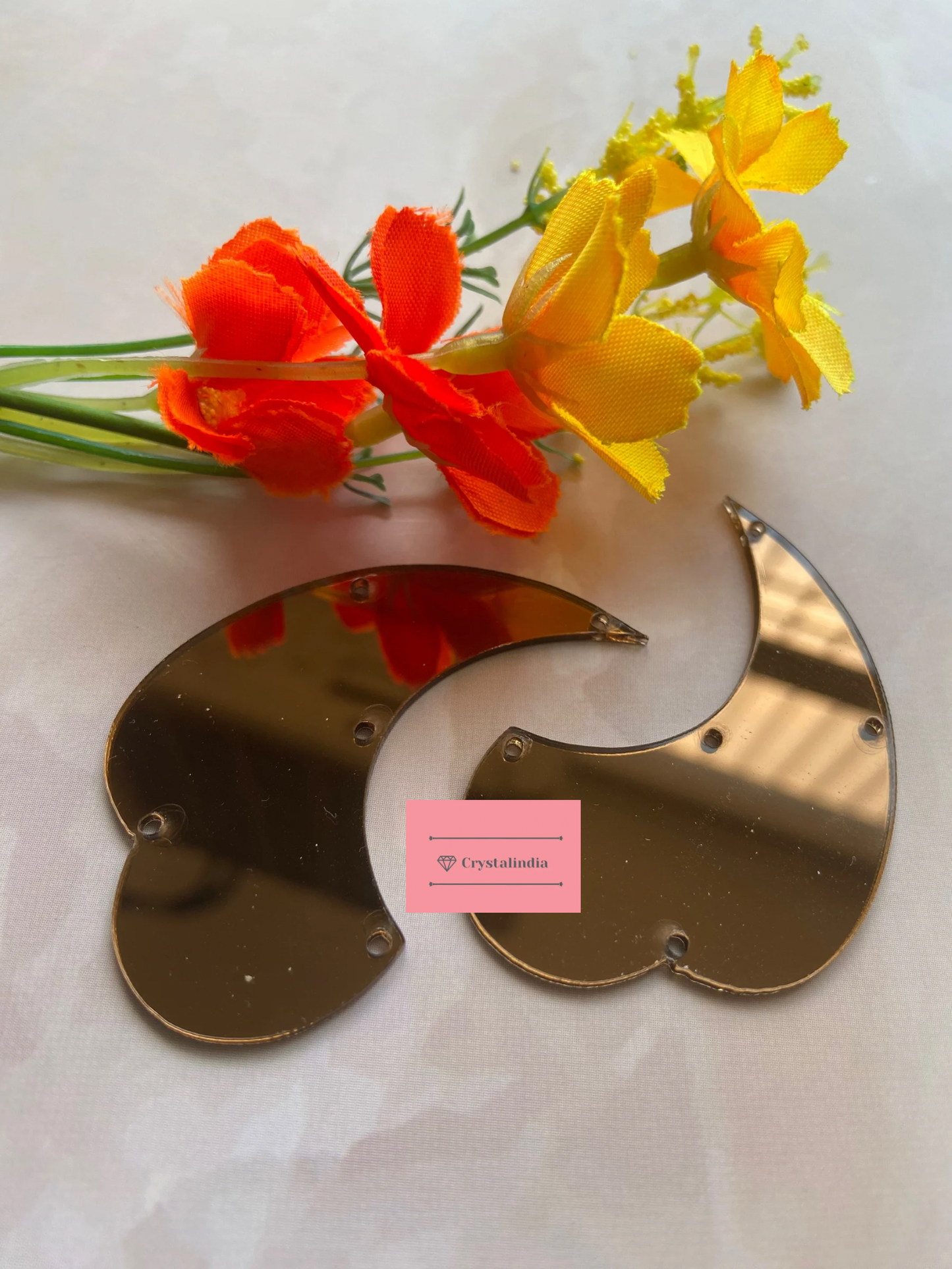 Acrylic Sequins - Feather 3 - 40x50MM