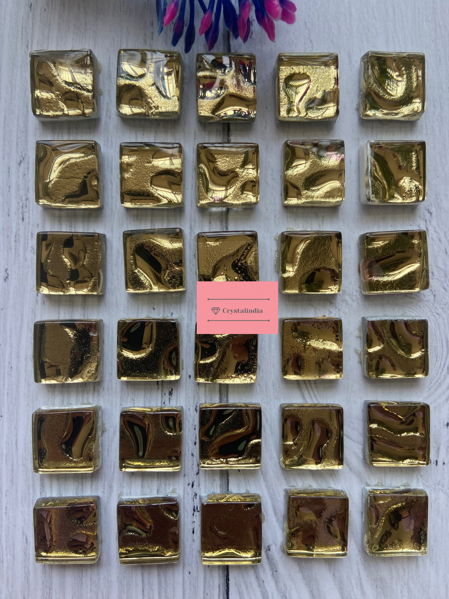 Metallic Crush Gold - 15MM