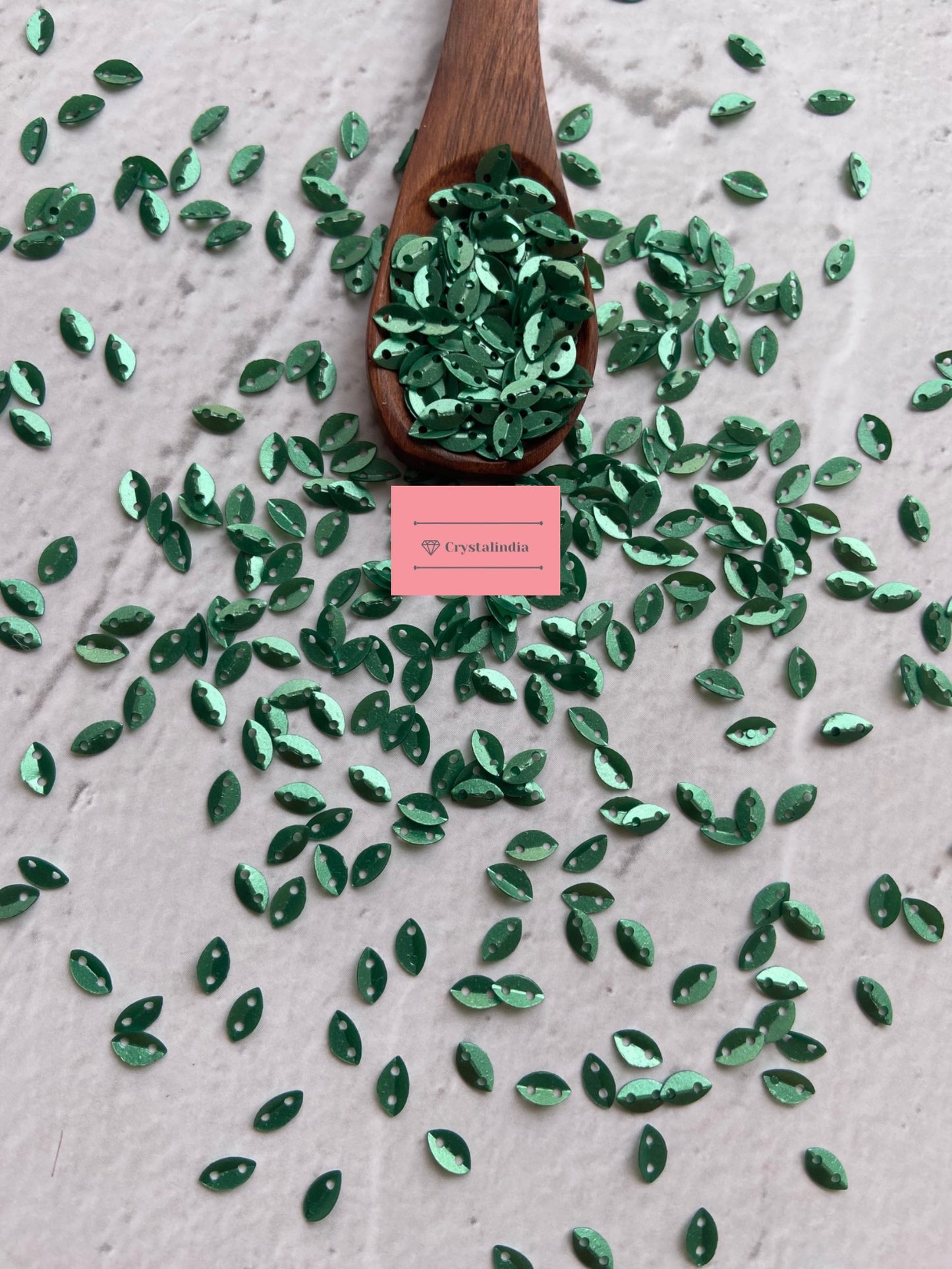 Leaf Sequins - Green