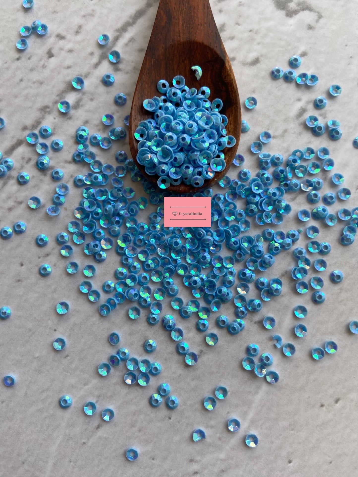 Katori Sequins - Sky Blue Rainbow