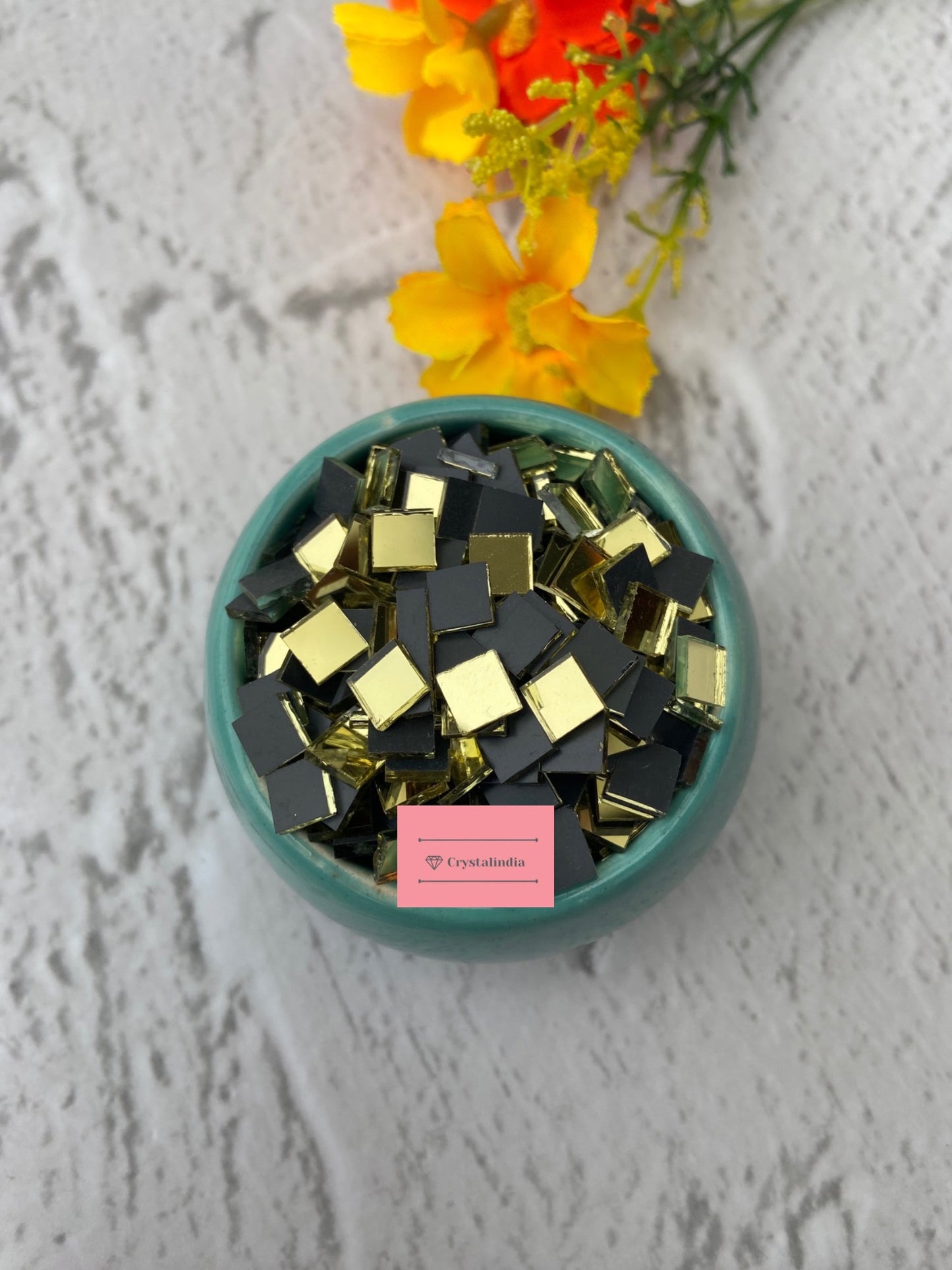 Gold Micro Mirrors - Square