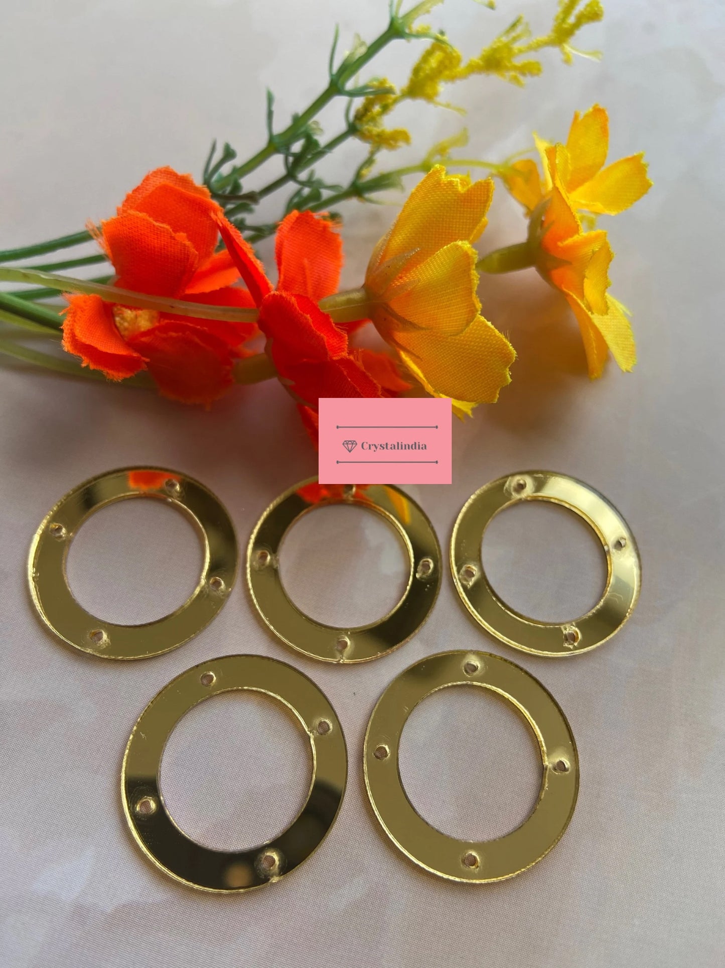 Acrylic Sequins - Ring - 25MM