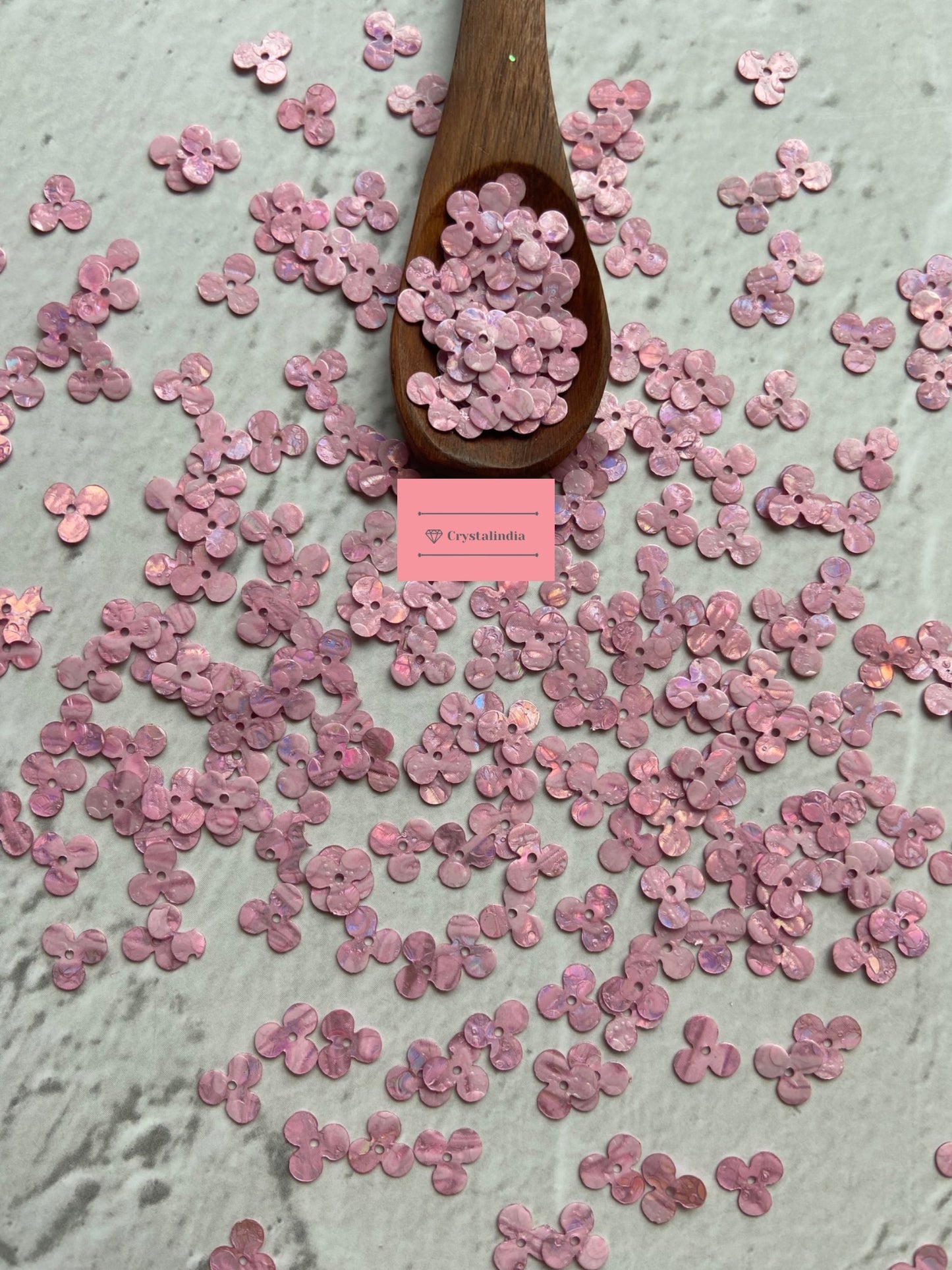 Clover Sequins - Onion Pink