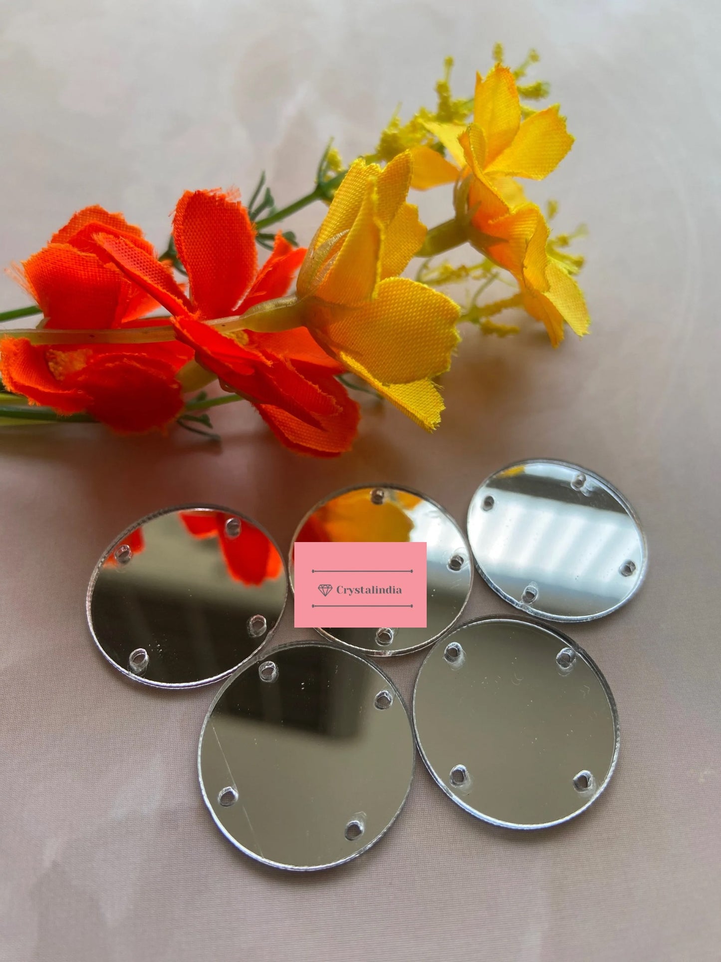 Acrylic Sequins - Round - 22MM