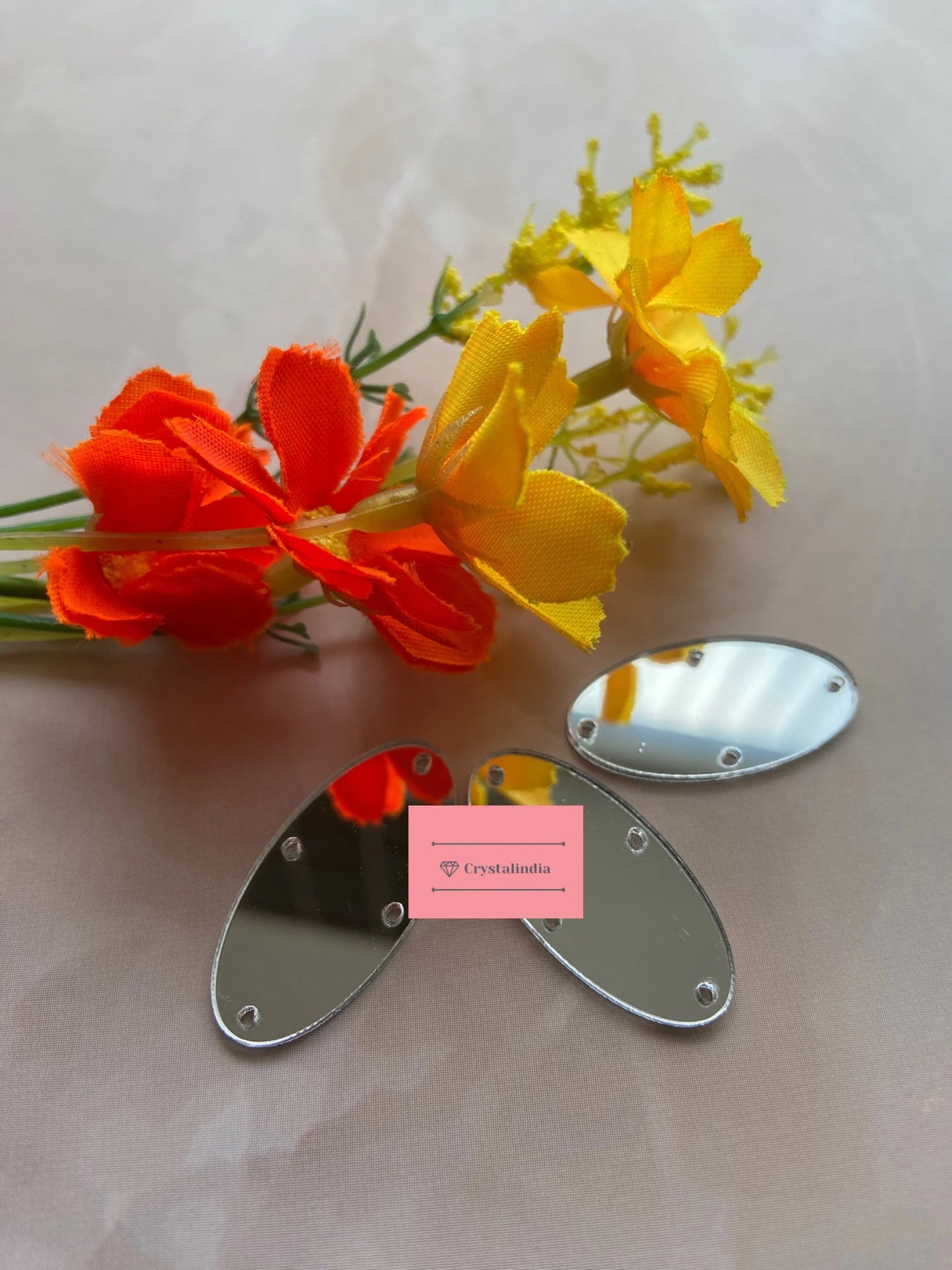 Acrylic Sequins - Oval - 15x30MM