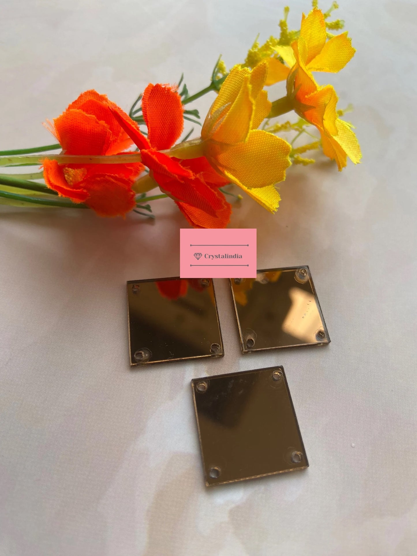 Acrylic Sequins - Square - 18x18MM