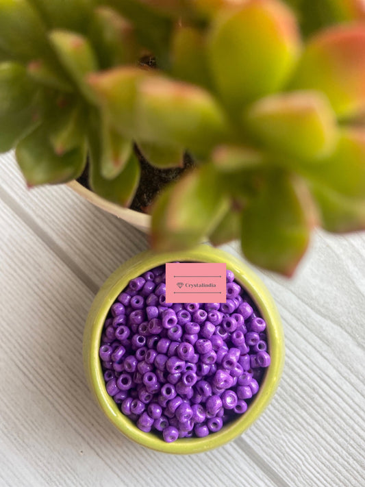 Sugar Beads 6/0 - Opaque Lilac