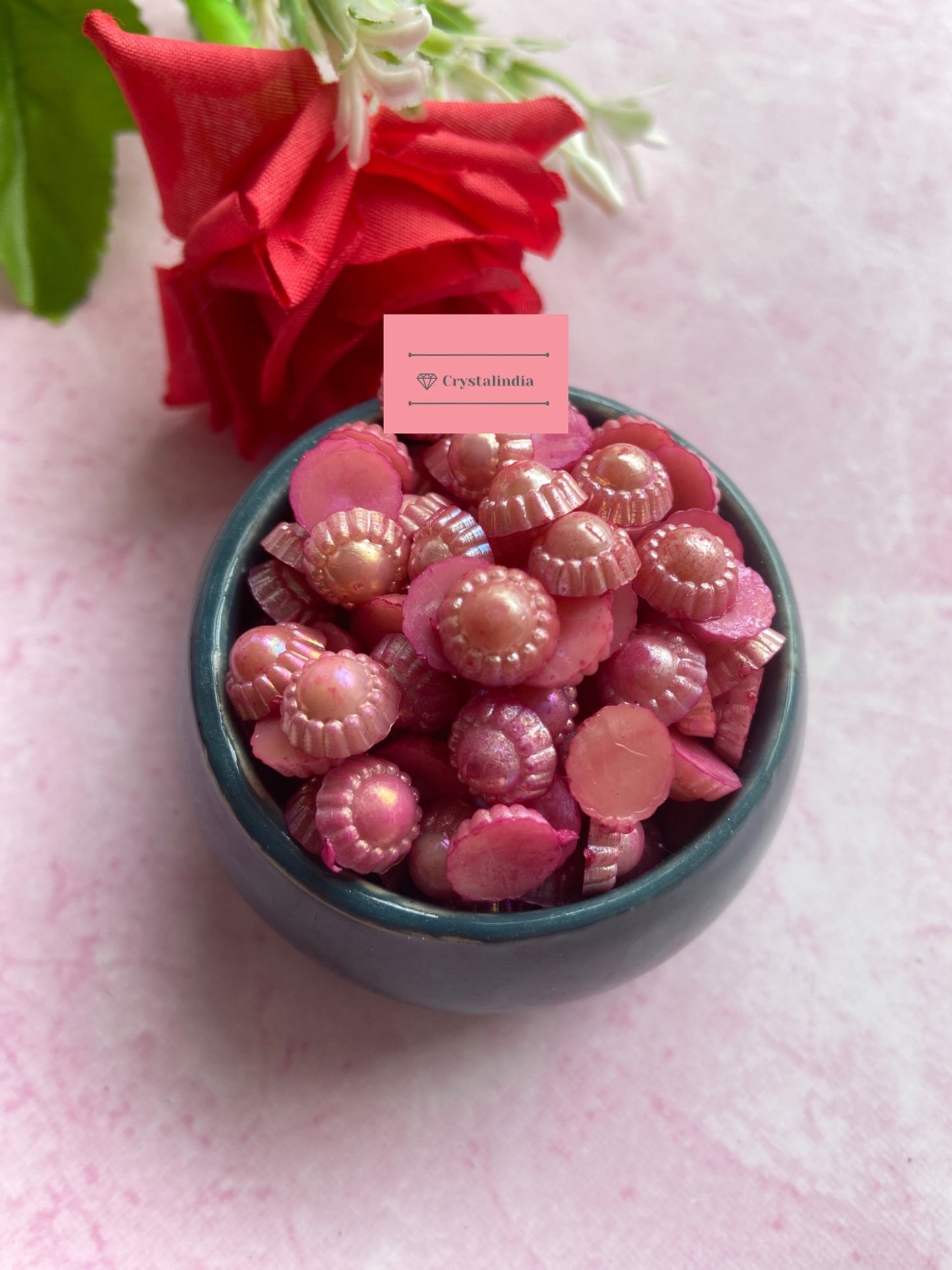 Designer Half Pearls - Coloured