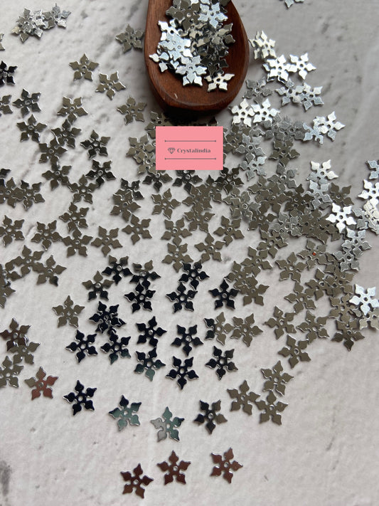 Snowflake Sequins - Silver