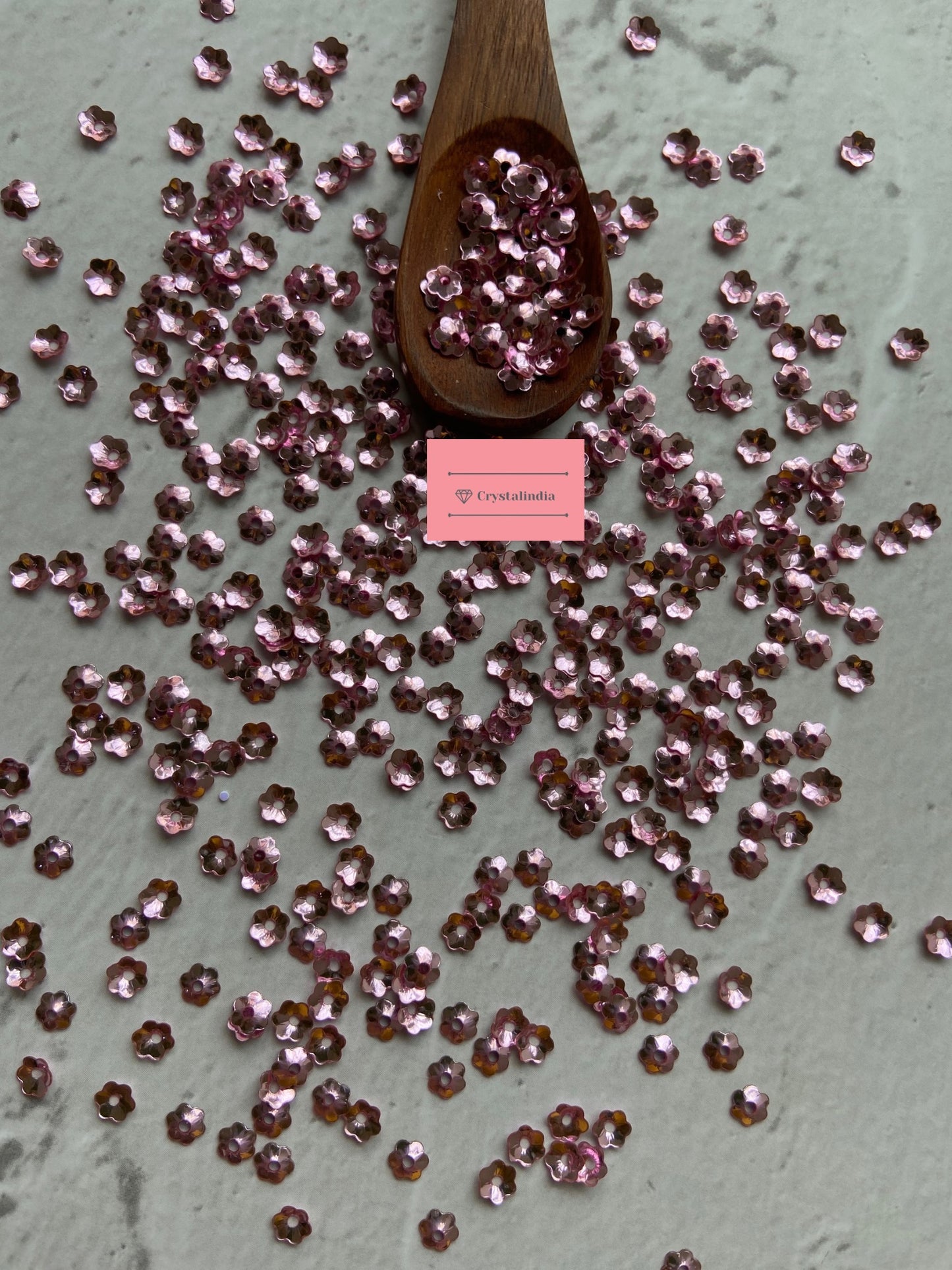 Micro Cosmos Flower Sequins - Pink