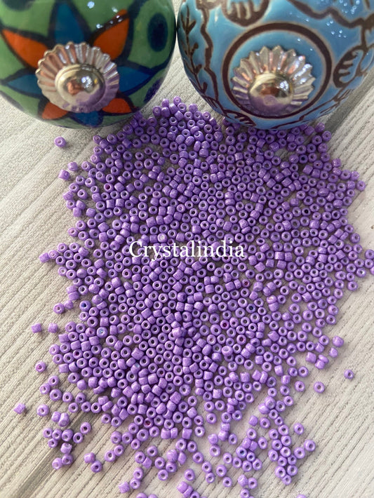 Sugar Beads - Opaque Lilac
