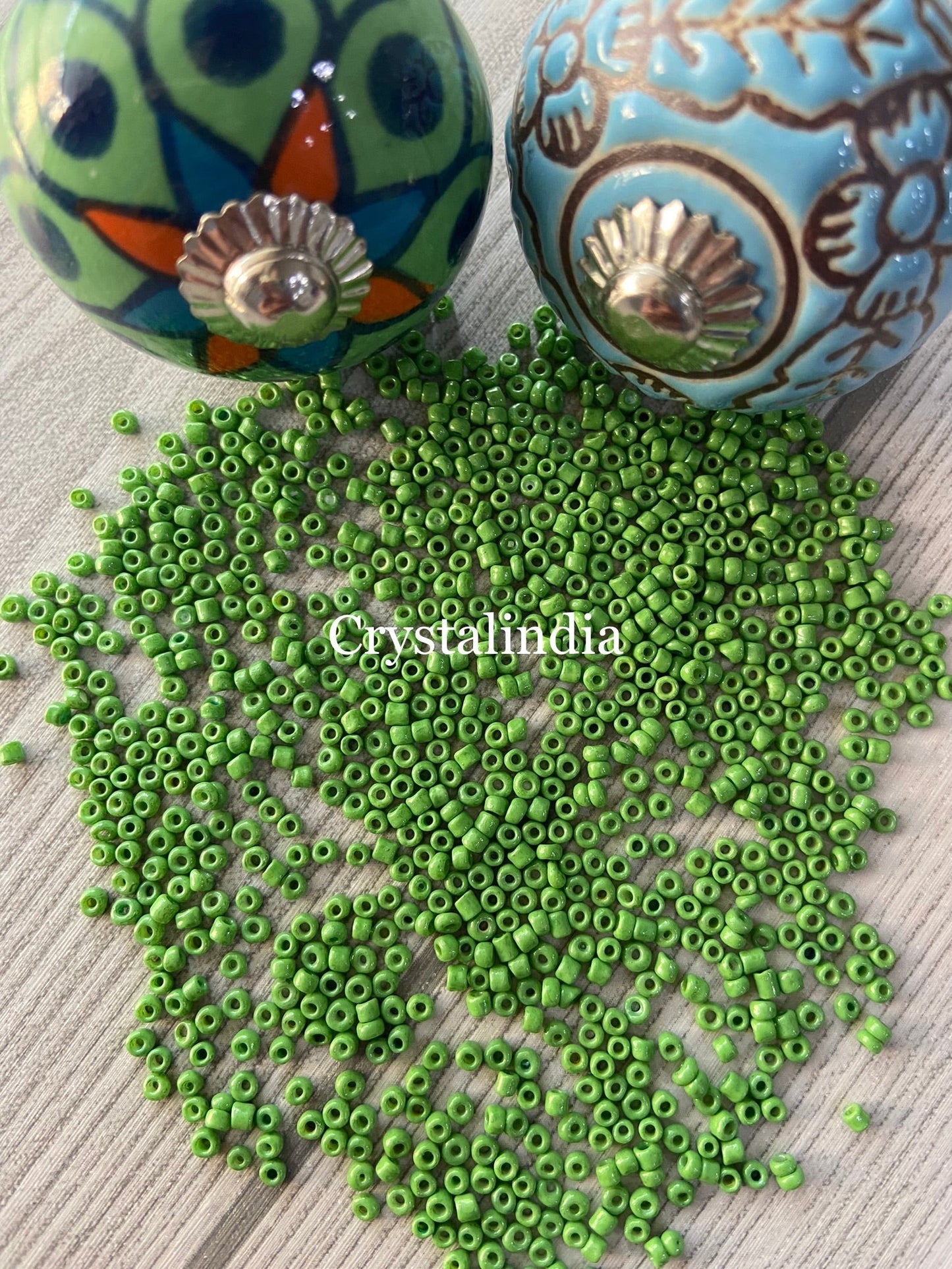 Sugar Beads - Opaque Light Green