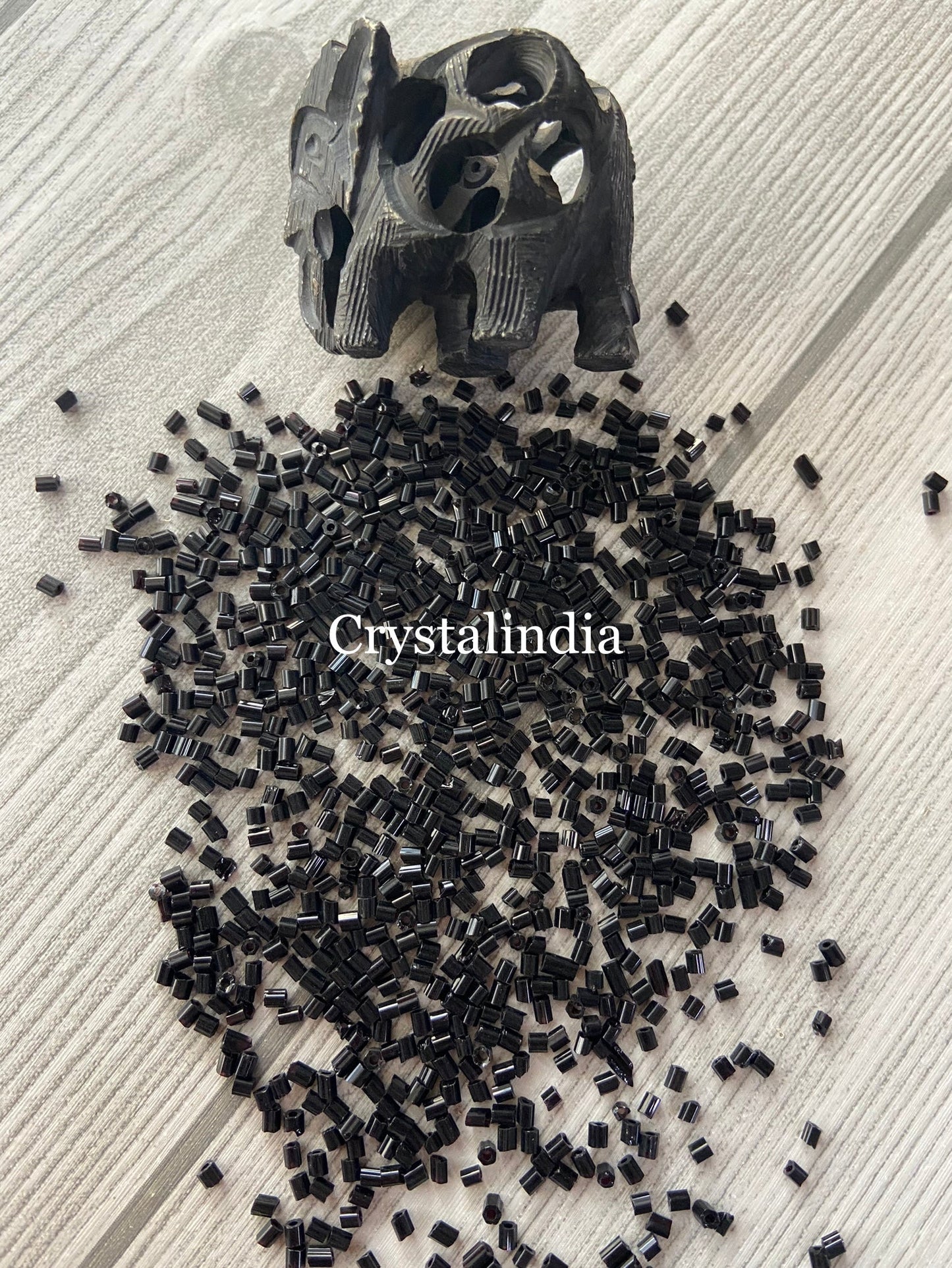 Bugle Beads - Opaque Black