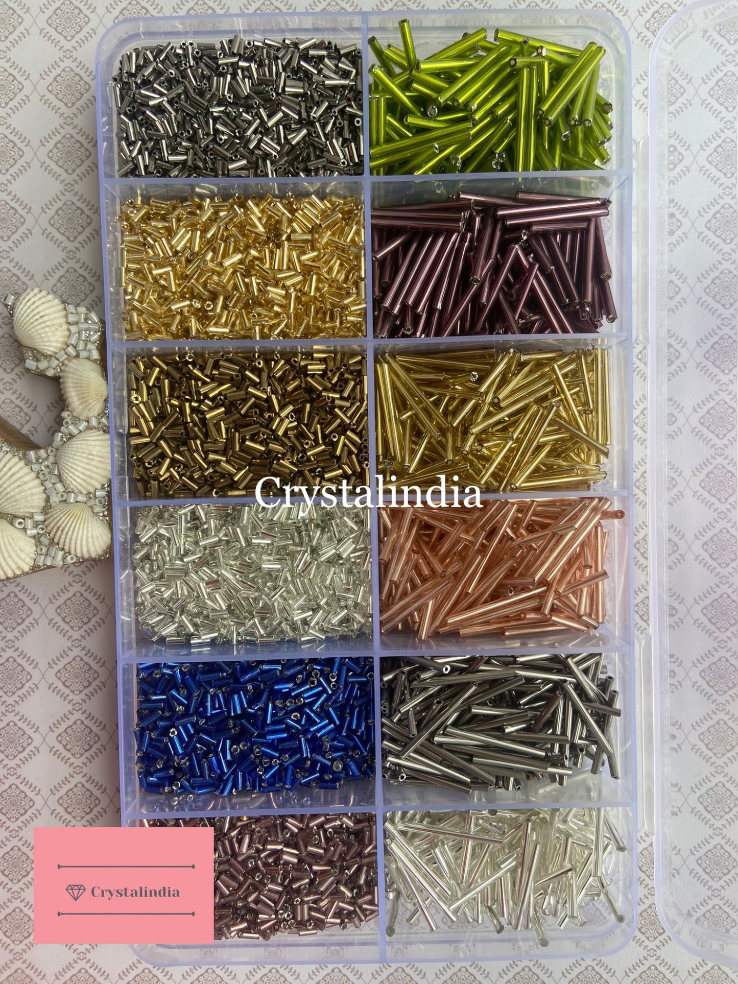 Kit 32 - 12 Long and 5MM Bugle Beads