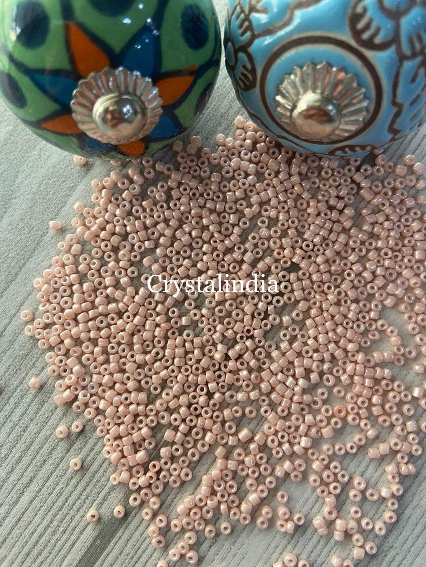 Sugar Beads - Lustre Pink