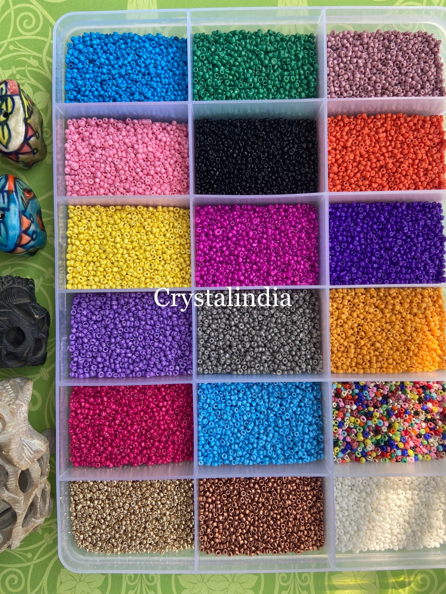 Kit 22 - 18 Opaque Sugar Beads 11/0