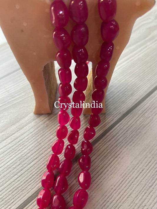 Jelly Beads - Dark Pink