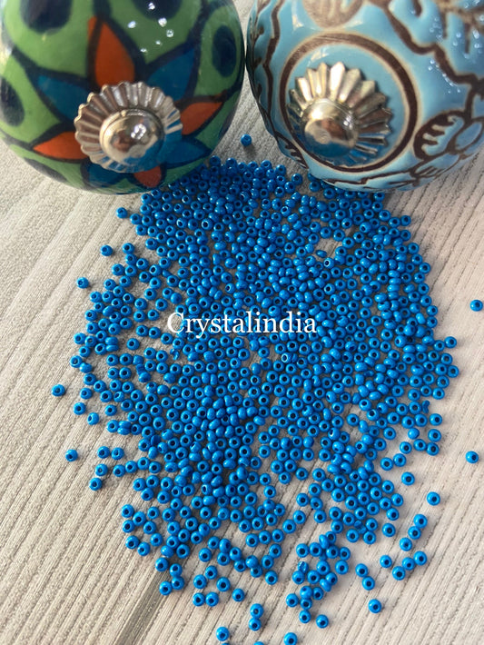 Sugar Beads - Opaque Electric Blue