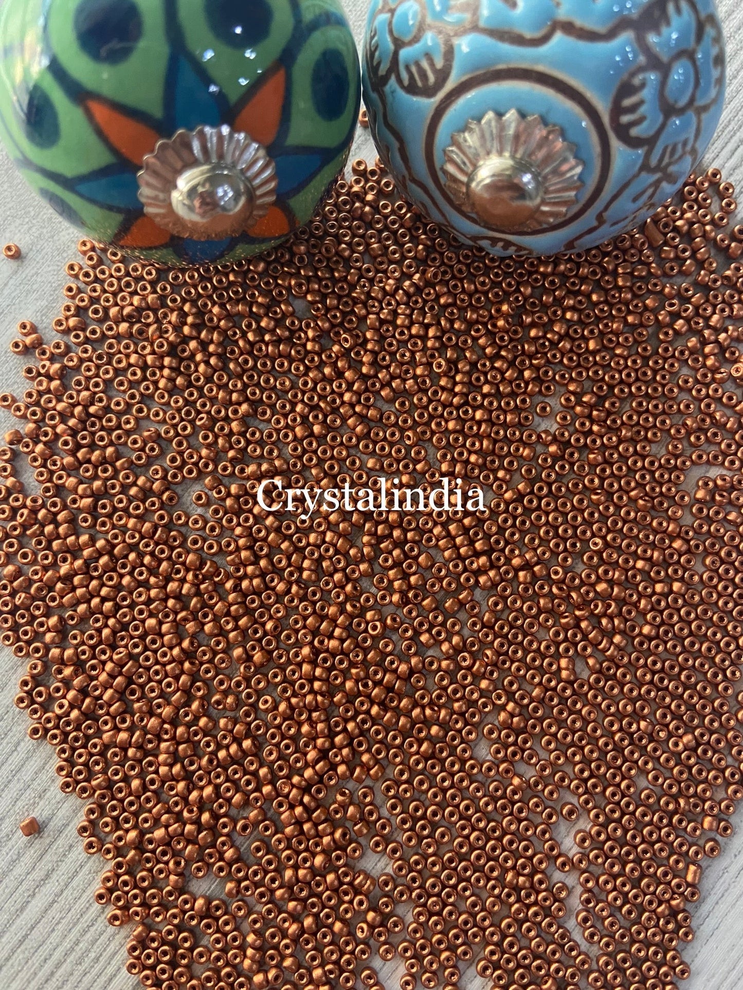 Sugar Beads - Metallic Copper