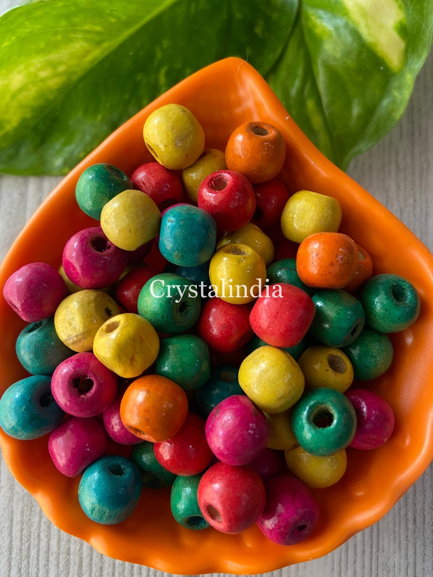 Colored Wooden Beads