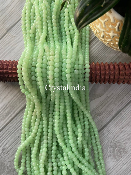 Glass Beads - Light Green