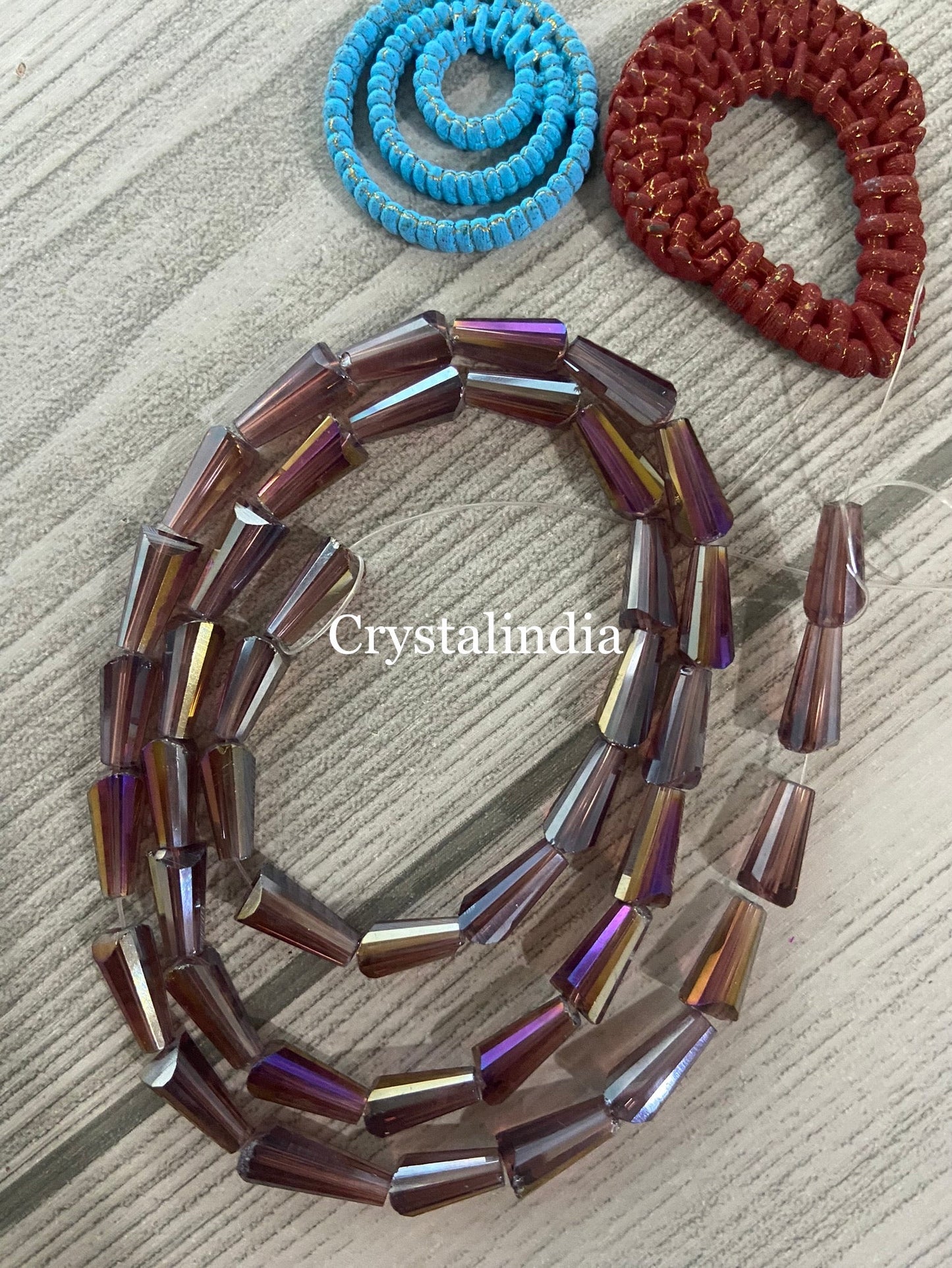 Cone Crystals - Grey Rainbow