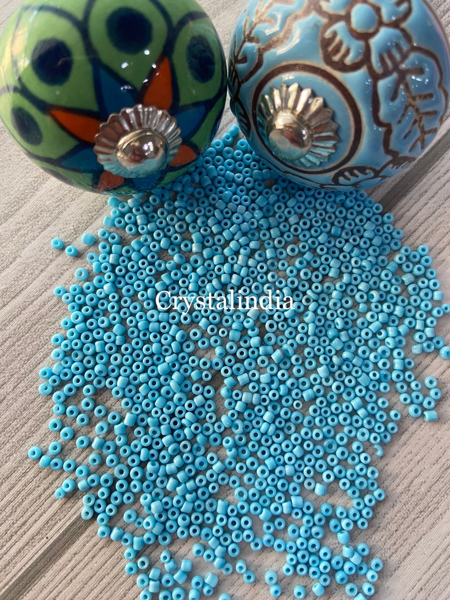 Sugar Beads - Opaque Sky Blue