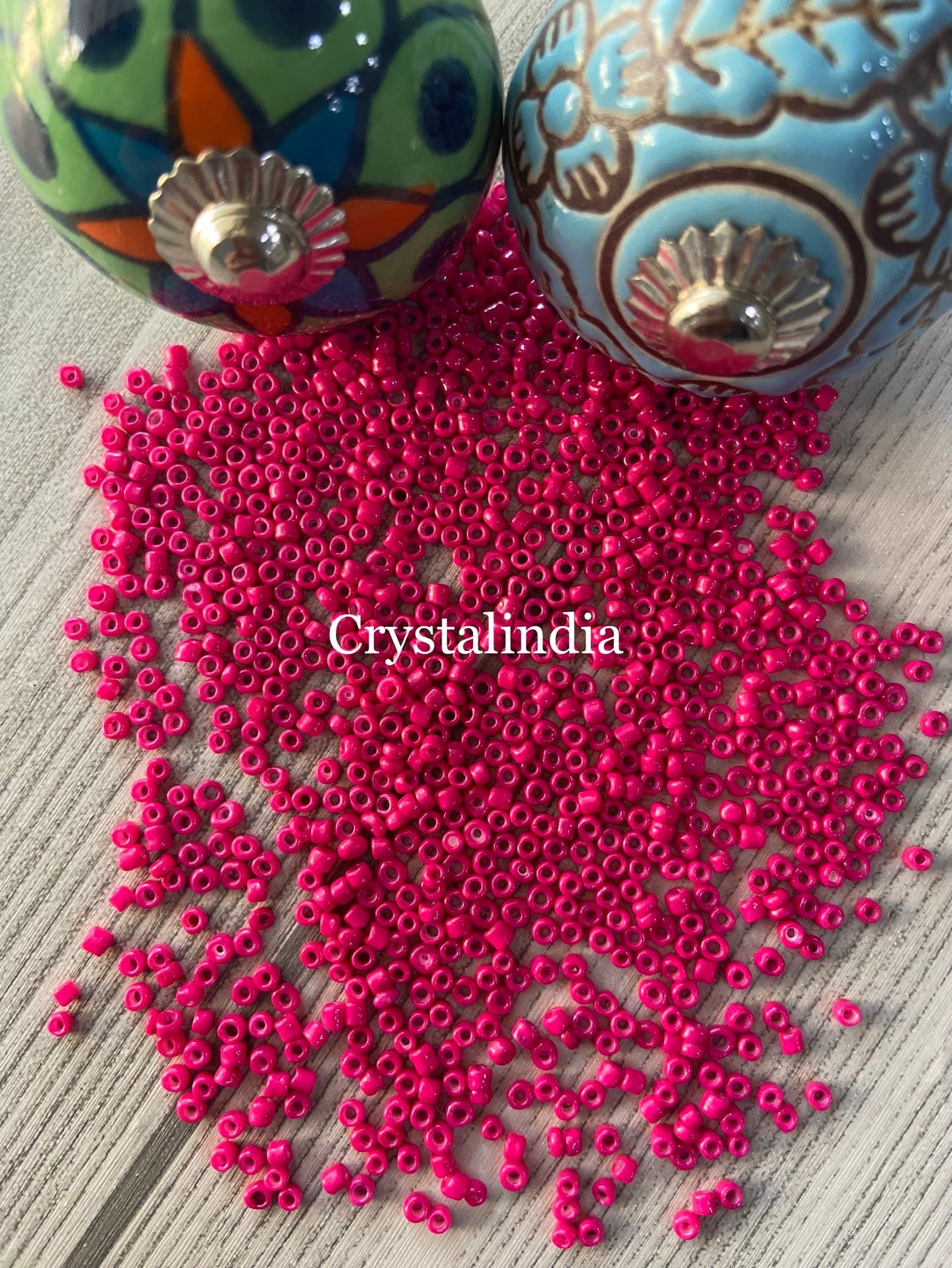 Sugar Beads - Opaque Fuschia
