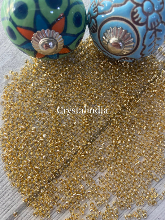 Sugar Beads - Metallic Gold Inside