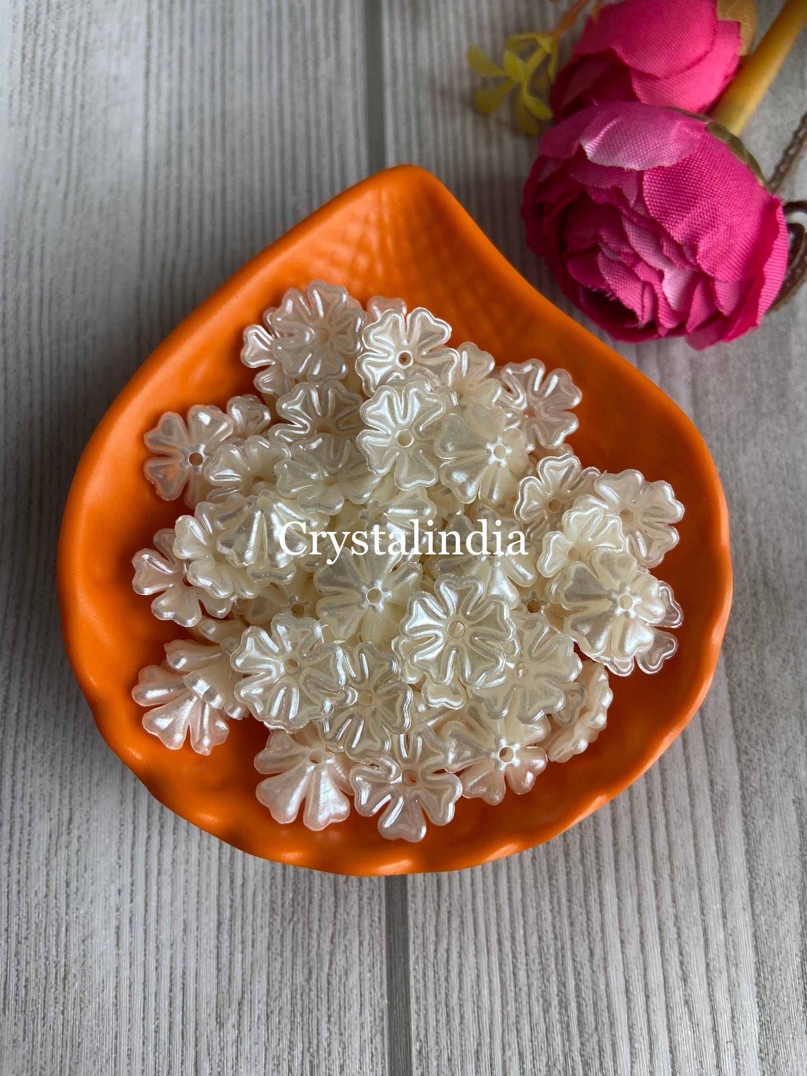 Flower beads on sale