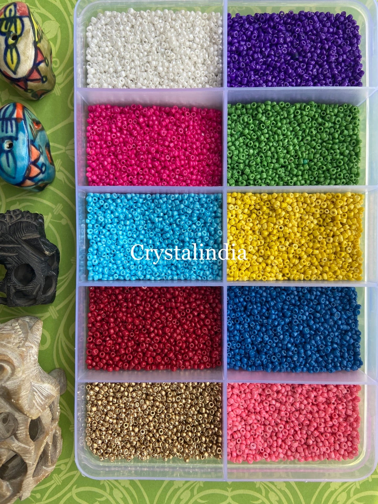 Kit 19- 10 Opaque Sugar Beads 11/0