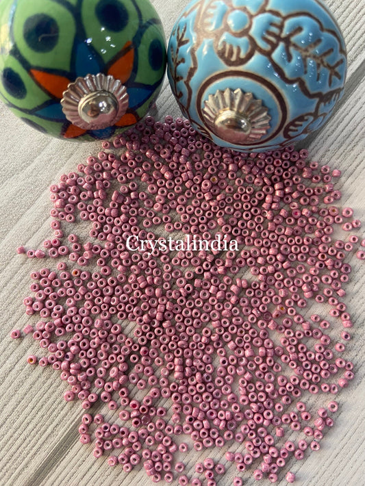 Sugar Beads - Opaque Dusty Pink
