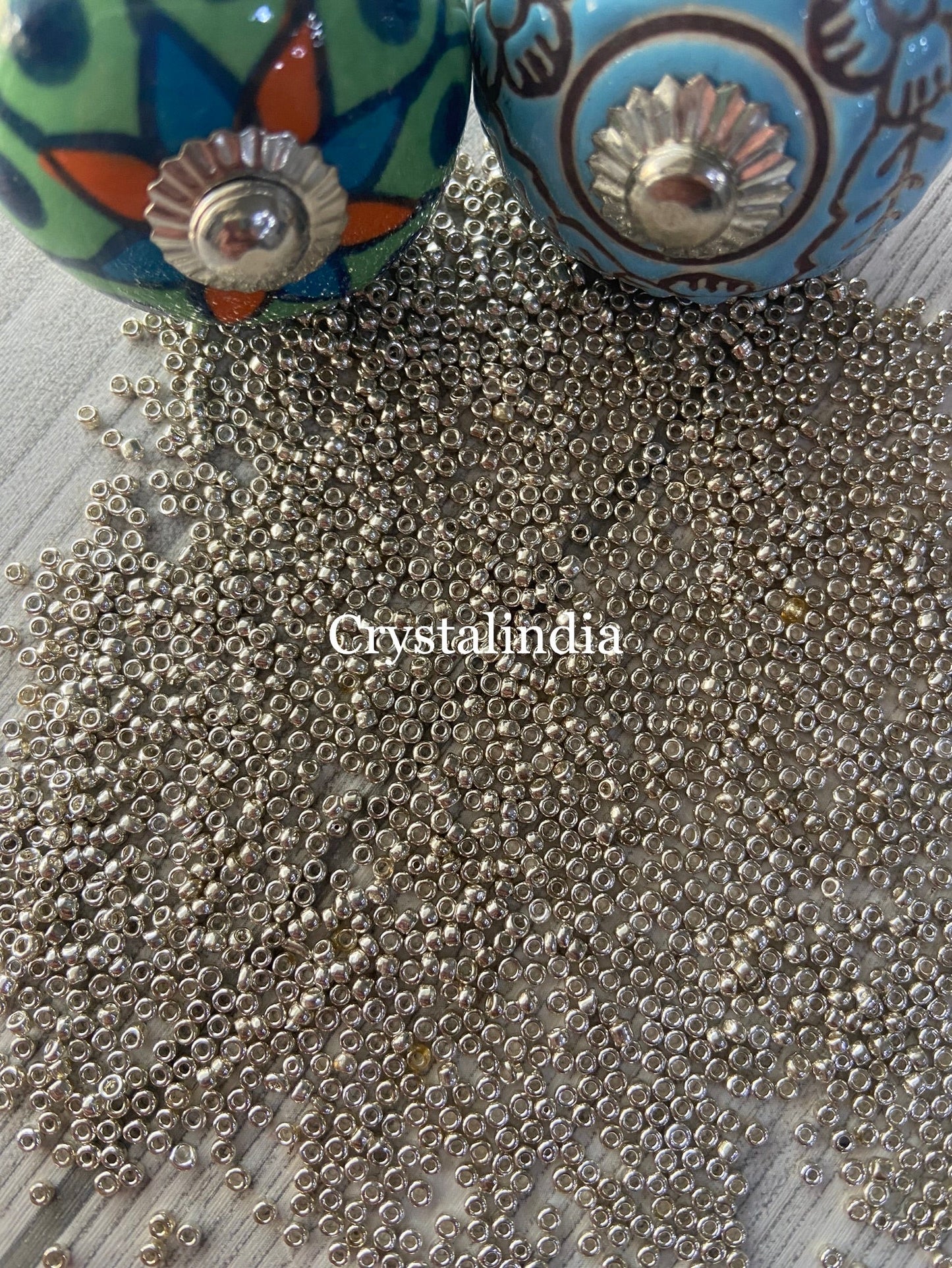 Sugar Beads - Metallic Uni Silver